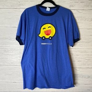 Waze emoji shirt sleeved t shirt